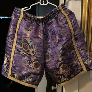 Mitchell and Ness Lakers Chinese New Year Shorts